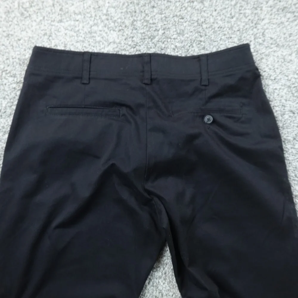 Lee Pants Mens 34X29 Black Chino Trouser Comfort MVP Straight Stretch Flex Waist